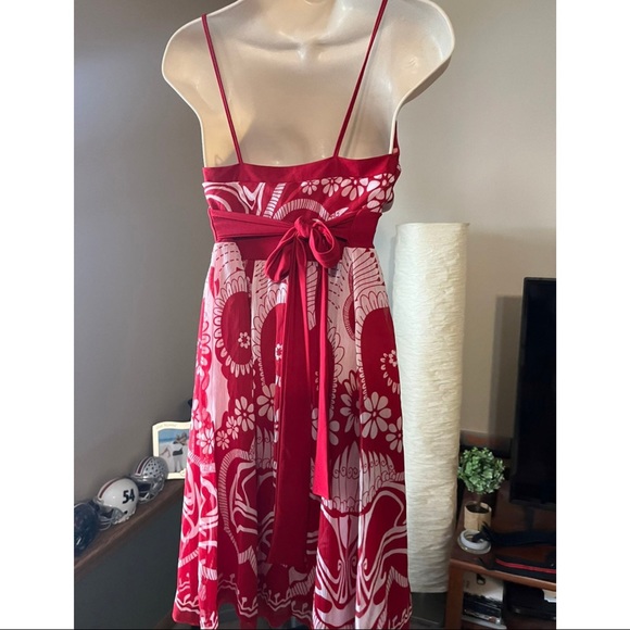 red flowy dress - Picture 2 of 4